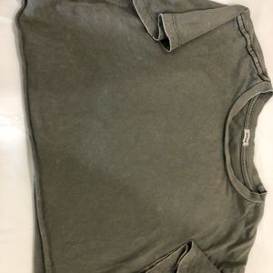 Garage light green crop top in good used condition